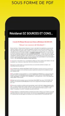 Résidanat DZ -Sources, Astuces android App screenshot 2